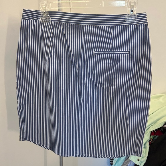 Banana Republic Navy Striped Pencil Skirt - Picture 5 of 6